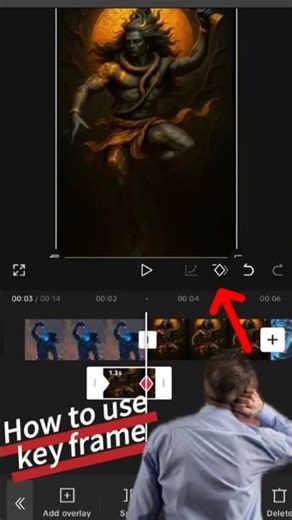 How to use key frame in Cap cut app 🤔 #shortvideo #edit #capcut #trending
