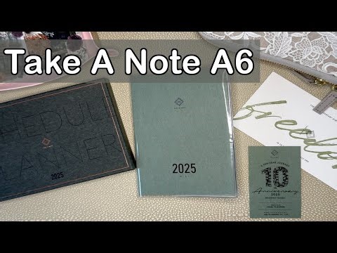 Take A Note A6 Mini Planner | Review and Flip Through