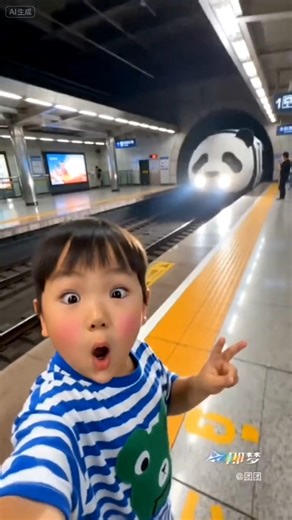 The Panda Train Looks Soft And Fluffy 🐼🚂✨ #shorts #short #trending #viralshorts #facts #reels