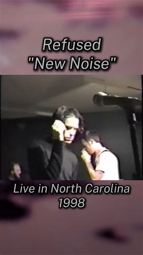 Refused - "New Noise" live in North Carolina (1998) #refused #90spunk #90shardcore #posthardcore