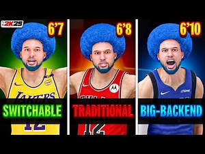 TOP 3 BEST POWER FORWARD BUILDS NBA 2K25!