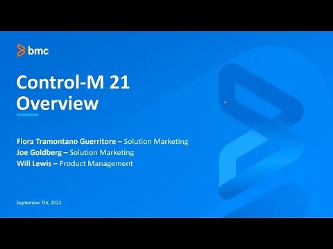 Webinar: Introducing Control-M 21: Freedom within the Orchestration Framework