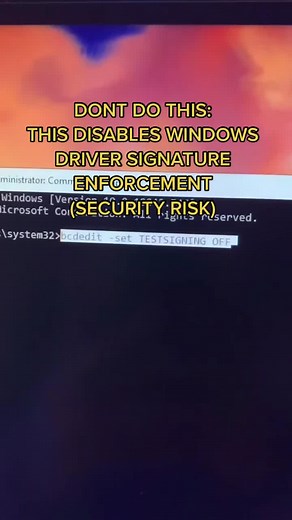 How to Disable Windows Driver Signature Enforcement Safely