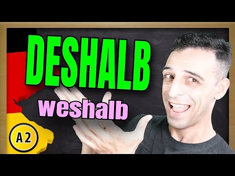 How to use "deshalb" EXPLAINED | Adverb DESHALB erklärt | Learn German A2