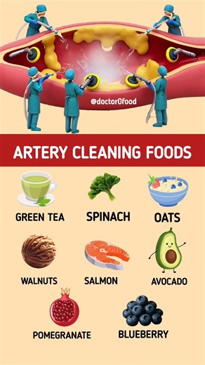 Artery Cleaning Foods That Naturally Unclog Your Arteries | Heart Healthy Diet #healthylifestyle