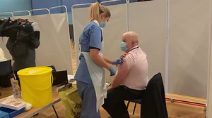 29K views · 788 reactions | Our first front line staff member being vaccinated in order to protect his patients and community. In his own words, ‘today is an historic day and one of hope that life can soon get back to normal’ Judith Paget @garetholemann | Aneurin Bevan University Health Board | Facebook