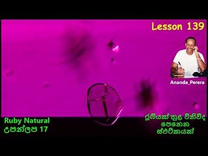 L 139 | Natural Ruby Inclusions – Part 17: Hidden Beauty Under the Microscope
