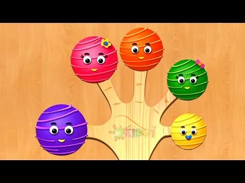 Cake Pop Finger Family with Surprise eggs - Nursery Rhymes & Songs For Kids