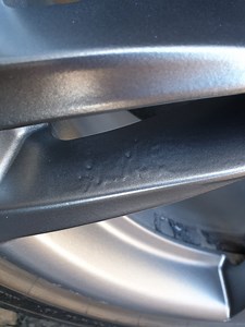 Painting alloy wheels issues with paint running