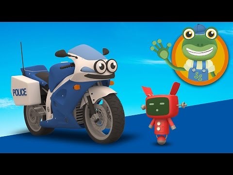 Millie The Motorcycle Visits Gecko's Garage | Learn Shapes for Children