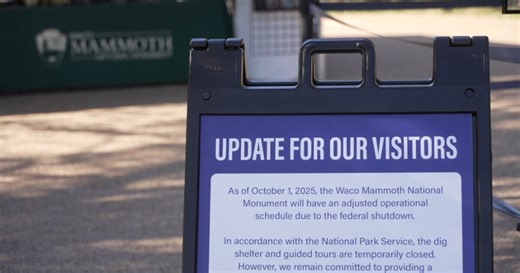 'Not our first': How the Waco Mammoth National Monument is handling the federal shutdown