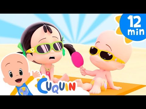 On The Beach: Hot or Cold? | Cleo & Cuquin | Kids