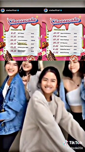 Energetic Dance Routine by Young Women at Cheesecake Event