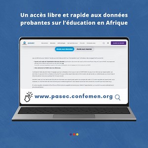 13 reactions |  Les données du PASEC, accessibles à tous, partout....