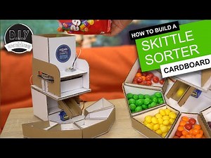 DIY Cardboard Skittle Sorting Machine - Arduino
