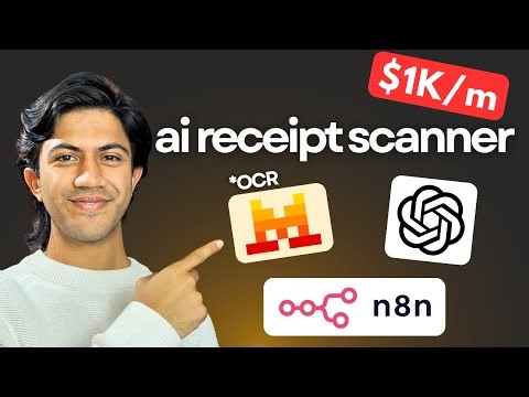 How to Build a Receipt Scanner in n8n (AI, No Code)