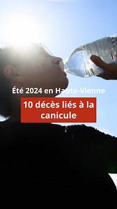 6.7K views | Santé publique France vient de publier une étude sur le lien entre la hausse de la mortalité et la chaleur qui s'est abattue sur la France à l'été 2024 | Le Populaire du Centre | Facebook