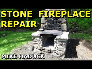STONE FIREPLACE REPAIR