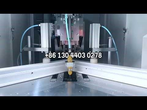 PVC WINDOWS FRAME CORNER CLEANING MACHINE