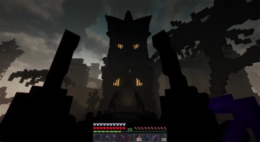 Exploring Dark Fantasy Castles in Minecraft