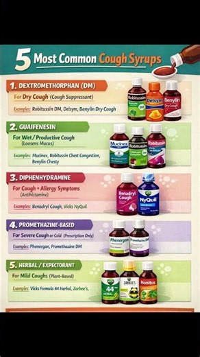 5 Most Prescribed Cough Syrups Doctors Recommend (Dry & Wet Cough)