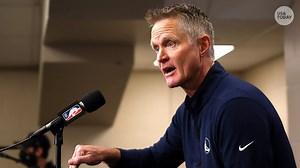 40K views · 20 reactions | Steve Kerr didn't want to talk about basketball after a mass shooting in Uvalde, Texas left 21 dead, including 18 children. https://bit.ly/3PHcXwU | USA TODAY Video | Facebook