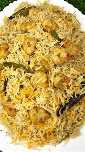 Jhinga Pulao Recipe | Prawns Pulao #prawnspulao #pulaorecipe #shorts