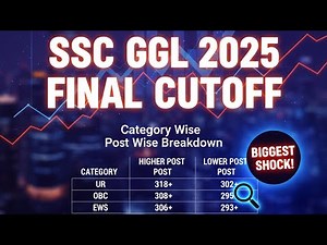 SSC CGL 2025 Expected Cutoff: 330+ Marks - Computer में Fail 😞: CGL Tier-2 Final Post Wise Analysis