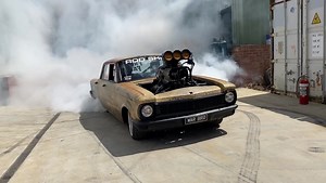 WARBIRD is back!! Little 15sec test. Dandy Engines have created a monster | The Castlemaine Rod Shop