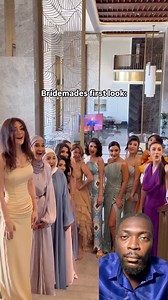 Bridesmaids first look at the bride 👰‍♀️ #wedding | Mc Okokobioko