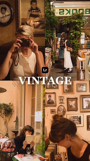 How to make your photos VINTAGE📸 #lightroom #lightroompreset #lightroomediting #vintage #retro #aesthetic #tutorial #editing #fyp