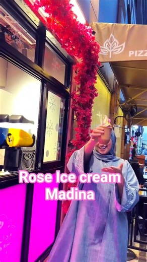 Rose ice cream short Madina. Madina Street Viral Ice Cream 😍 |#love #viral #icecream #shorts #madina