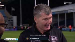 61K views · 485 reactions |  A very honest interview with Rob Baxter! #EXEvGLO | #GallagherPrem | Exeter Chiefs Official | TNT Sports Rugby | Facebook