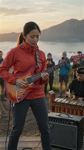 Electric Fire, Bali Sunrise | 巴杜爾火山日出電吉他狂潮 | Api Gitar Saat Fajar Bali #MountBatur