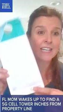FL Mom Wakes Up To Find A 5G Cell Tower Inches From Property Line