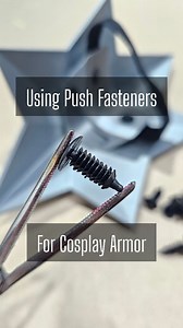 Sometimes my car hobby overlaps with my cosplay hobby and I come up with a huge time saver. This worked extremely well when adding straps to my Dragon Age build (works on pre-punched leather and cloth as well!) and I hope it helps you too! #propmaking #cosplay #cosplayarmor | Volpin Props