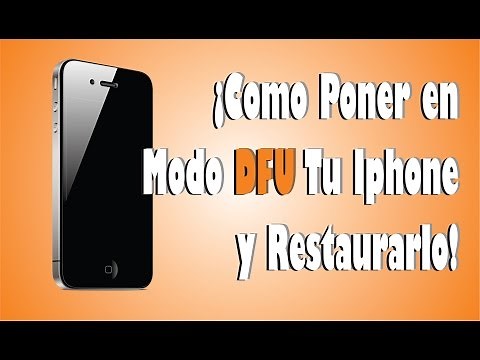 ¡¡¡ Como poner iphone 4 modo dfu!!!! y Restaurarlo