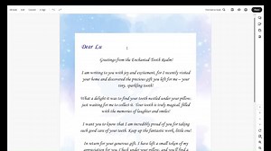 Custom Tooth Fairy Letter, Personalize, Customize, Fairy Magic, Tooth Fairy Keepsake, Fairy Dust, Tooth Fairy Note, First Tooth, Lost Tooth