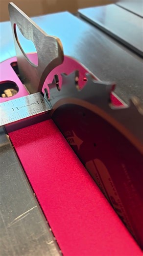 Harvey Table saw alignment updated. It was the blade #tablesaw #alignment #woodworking #diy #howto