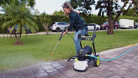 Sun Joe Electric Pressure Washer, Quick Connect Nozzles & Adjustable Wand, 14.9-Amp