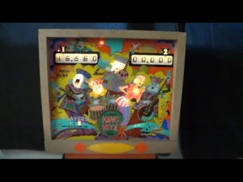 KING KOOL PINBALL MACHINE - BY GOTTLIEB 1972