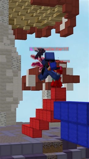 Best Minecraft Bedwars TELLY Bridge RUSH #shortsfeed #tellybridge