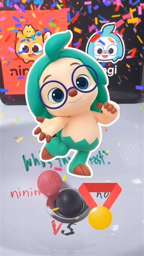 NINIMO VS HOGI 💖 CUTEST CHARACTER BATTLE! WHO WINS? 😊 #shorts