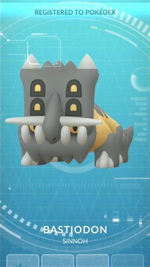 Shieldon Evolution #pokemongo #pokemon #niantic #shieldon #evolution #bastiodon #sinnoh #gotcha
