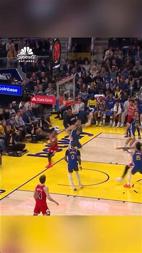 KRISTAPS WITH THE BLOCK ❌ | NBC Sports Bay Area