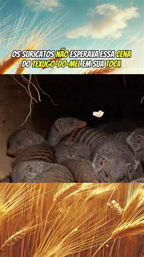 Texugo-do-mel surpreendente: cena inesperada na savana