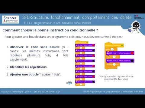 SFC3d Algorithmique et programmation instructions iteratives