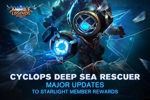 82K views · 746 reactions | With all his gear set up, Cyclops dives into the deep sea, never giving up on any life! Check out the September Starlight Exclusive #Cyclops Skin in the latest trailer! From September, Starlight Members will also get the exclusive Spawn Animation and Elimination Notification. Weekly rewards will be updated to 100 Magic Dust + 5 Rare Skin Fragments + 2 Double BP Card (1 day)! #MobileLegendsBangBang #MLBBNewSkin | Mobile Legends: Bang Bang | Facebook