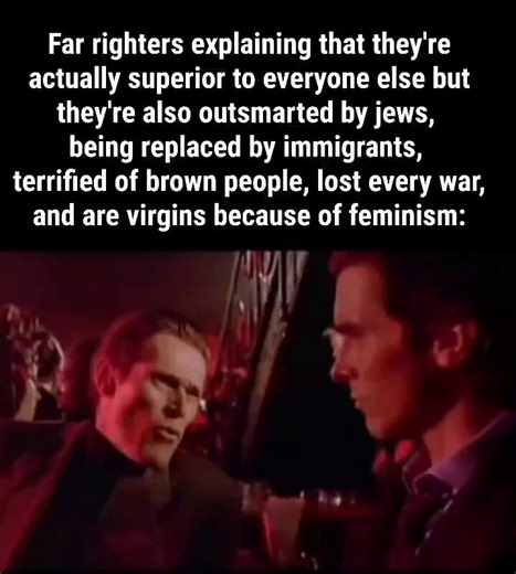 This is why I hate the Alt-Right era. It just made it too easy for Leftists to get rhetorical points on us. No more Womanpill, no more Jewish masterrace, no more brown and black cuck porn, no more of that shit. We need to be more revolutionary in our rhetoric and outlook.