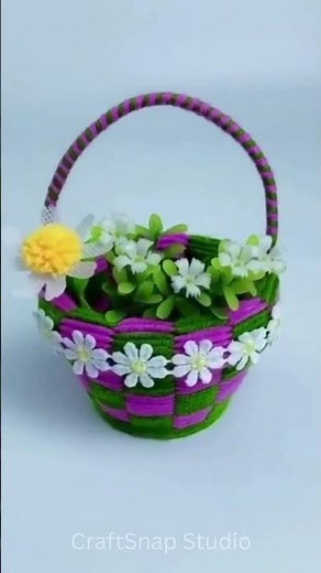 Cute DIY Baskets 🧺 | Easy & Creative Craft #CuteDIY #DIYBaskets #CraftIdeas